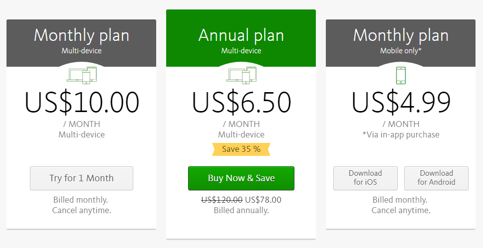 avira phantom vpn pricing