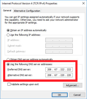 change dns tutorial