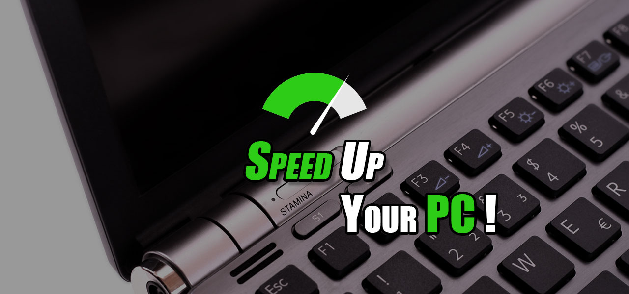 how to speed up old laptop