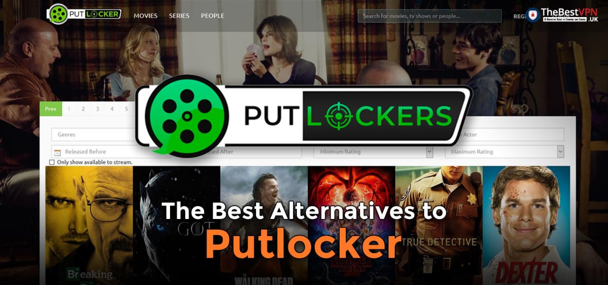 What are the Best Alternatives To Putlocker in 2025? TheBestVPN.UK