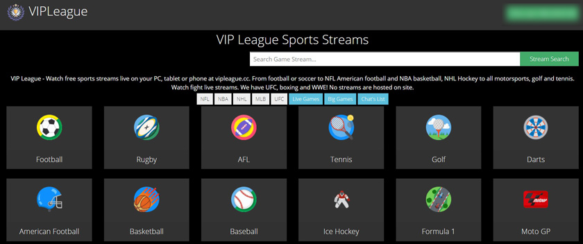 free sport streaming sites vipleague