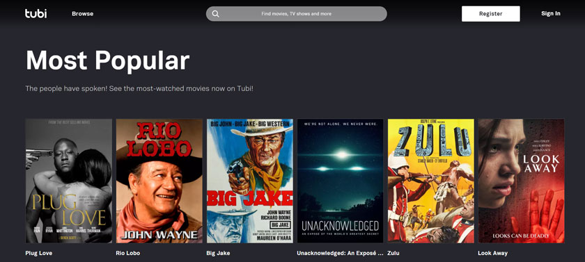 Tubi tv shows online and movies